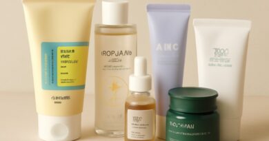 한국 스킨케어 제품